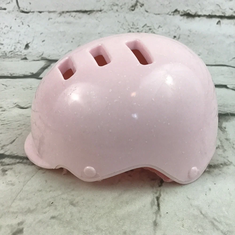 Our Generation Pink Speckled Bicycle‎ Helmit Fits Standard 18